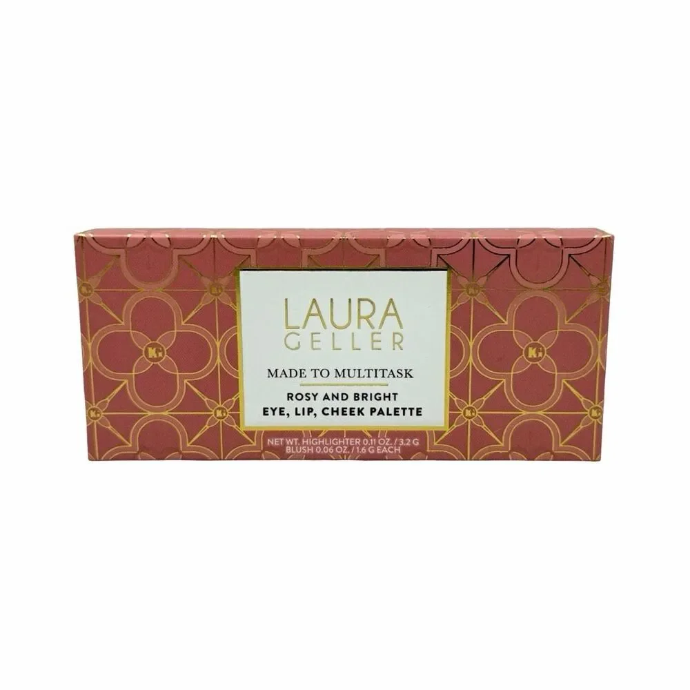 Laura Geller Made To Multitask Rosy & Bright Eye, Lip, Cheek Palette